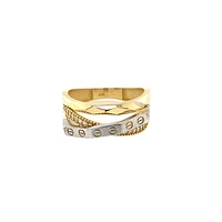 10K GOLD RING- RHODIUM