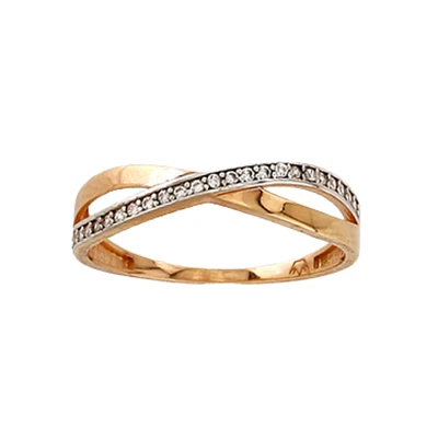 10K GOLD RING - RHODIUM