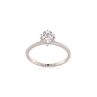 10K GOLD RING- ZIRCONIUM