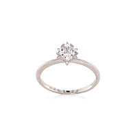 10K GOLD RING- ZIRCONIUM