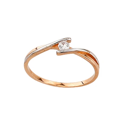 10K GOLD RING- ZIRCONIUM