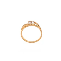 10K GOLD RING- ZIRCONIUM