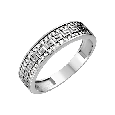 10K WHITE GOLD RING