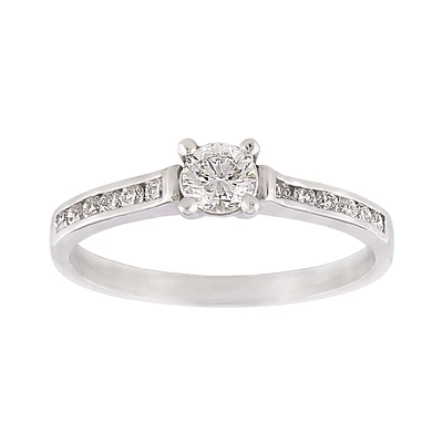 10K WHITE GOLD SEMI-ETERNITY