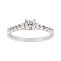 10K WHITE GOLD SEMI-ETERNITY