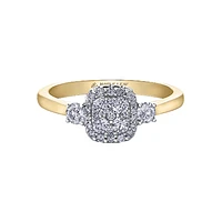 14K 2 TONE GOLD RING
