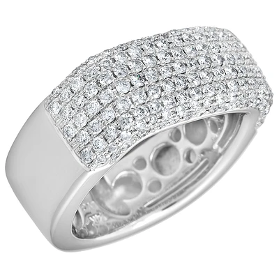BAGUE OR BLANC 14K