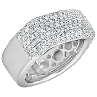 BAGUE OR BLANC 14K
