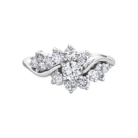 10K WHITE GOLD RING