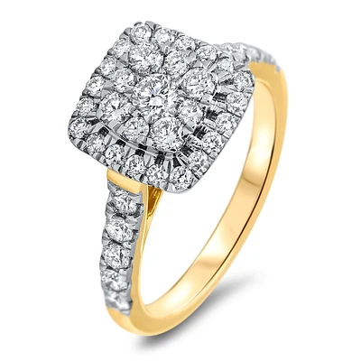10K GOLD DIAMOND RING