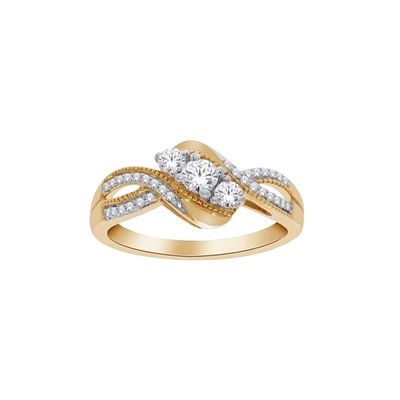 RING FOR WOMEN 10K YELLOW GOLD
