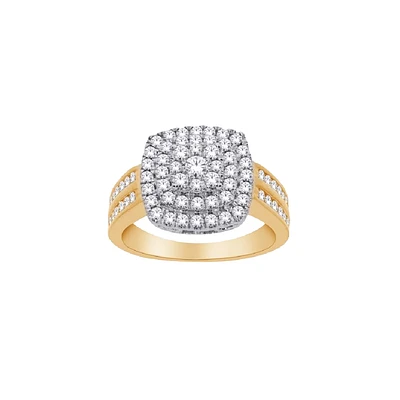 BAGUE POUR FEMME EN OR 2 TONS 10K
