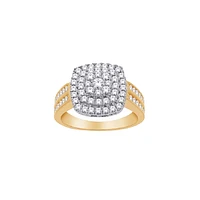 BAGUE POUR FEMME EN OR 2 TONS 10K