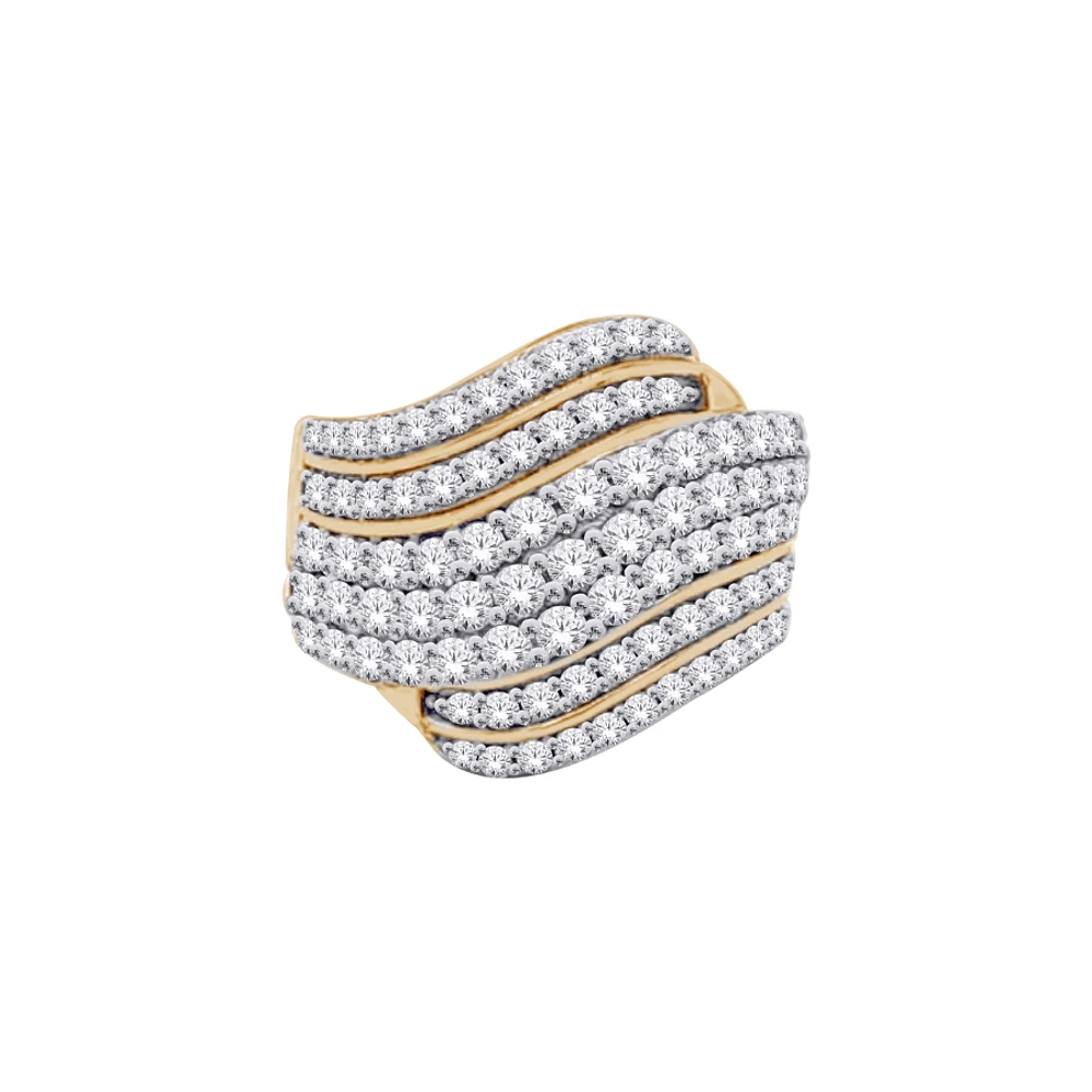 10K 2 TONE GOLD RING