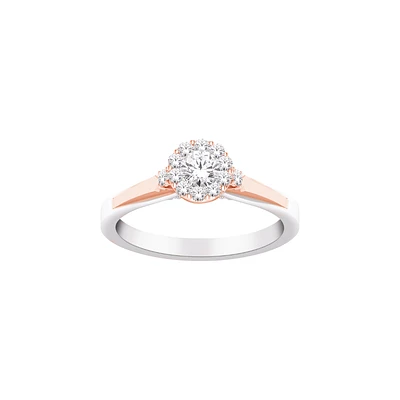 BAGUE EN OR 2 TONS 10K