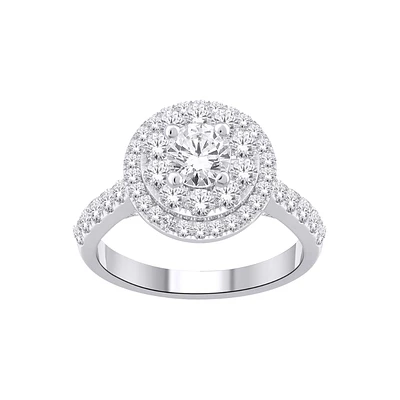 BAGUE EN OR BLANC 14K