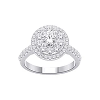 BAGUE EN OR BLANC 14K
