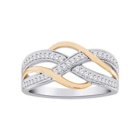 10K 2 TONE GOLD RING
