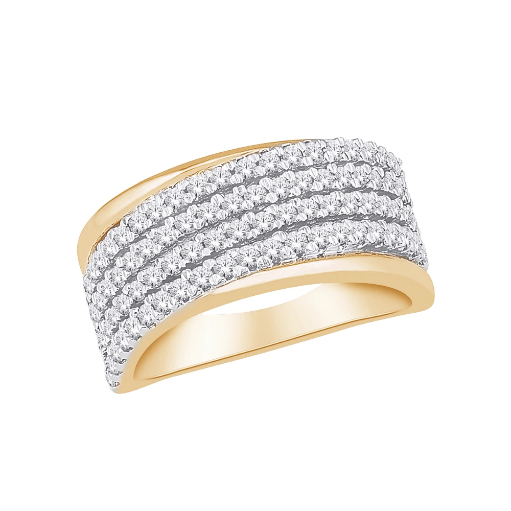 14K 2 TONE GOLD RING