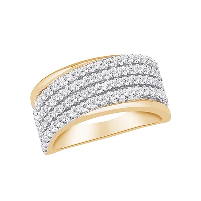 14K 2 TONE GOLD RING