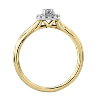 2 TONE 10K GOLD RING FOR WOMEN