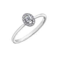 10K GOLD DIAMOND RING