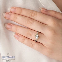 10K GOLD RING WITH DIAMONDS