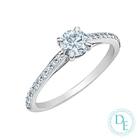 14K GOLD RING WITH DIAMONDS