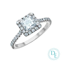 14K GOLD RING WITH DIAMONDS