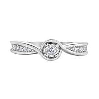 10K WHITE GOLD RING
