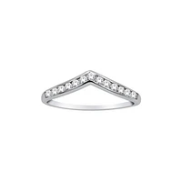 RING FOR WOMEN 10K WHITE GOLD