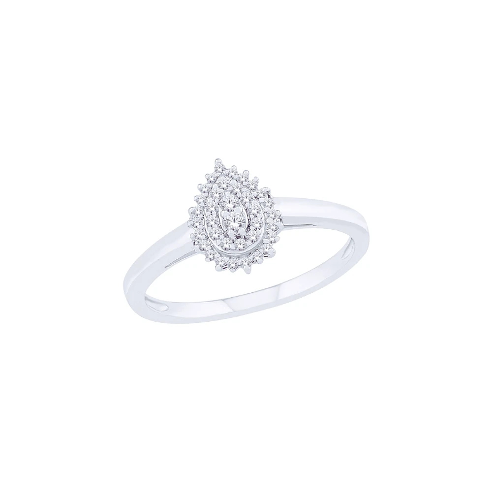 10K GOLD RING WITH DIAMONDS