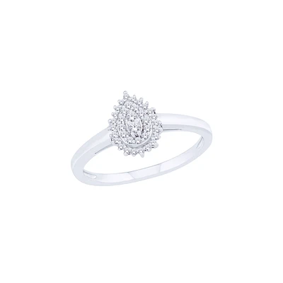 10K GOLD RING WITH DIAMONDS