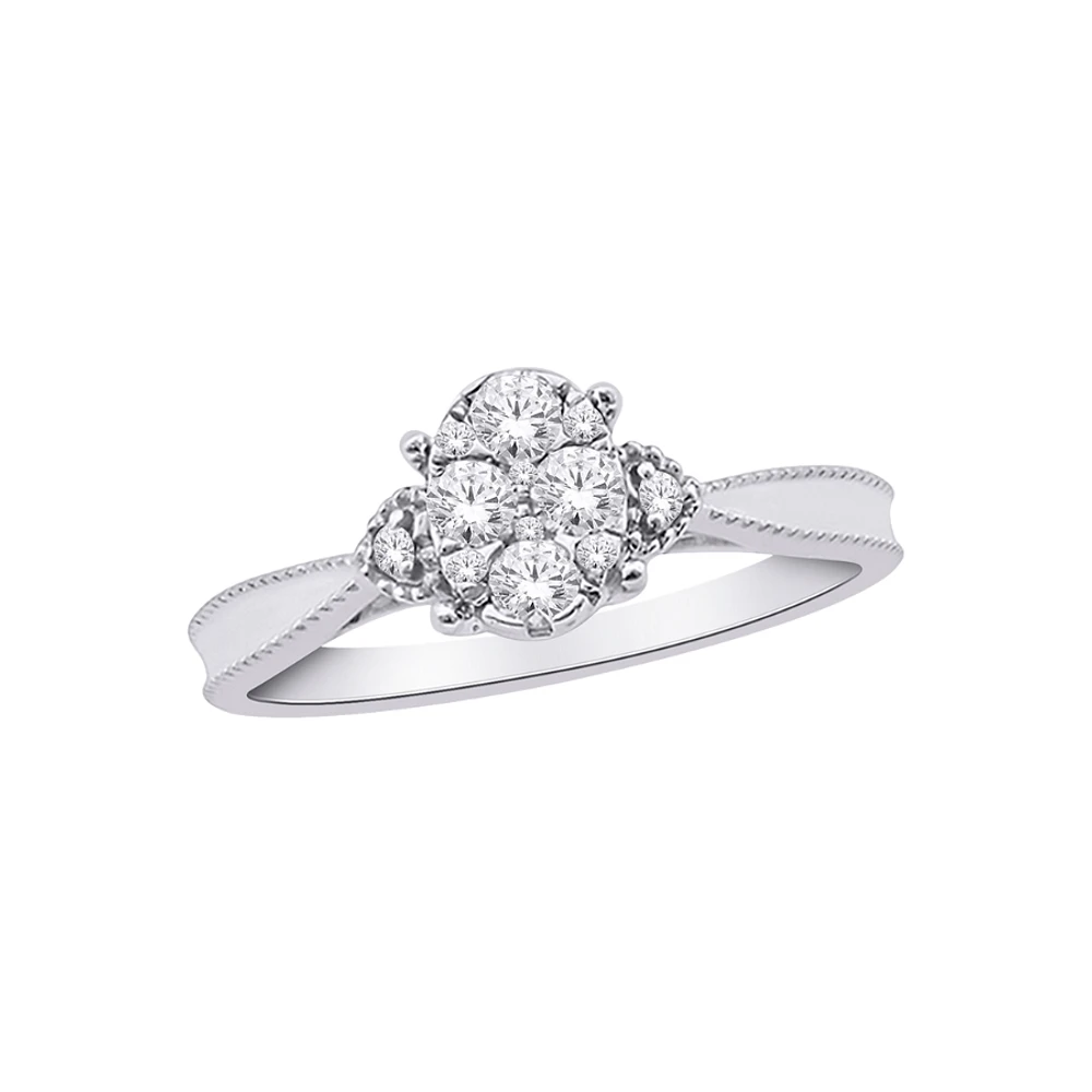 10K GOLD RING WITH DIAMONDS