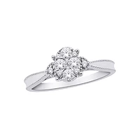 10K GOLD RING WITH DIAMONDS