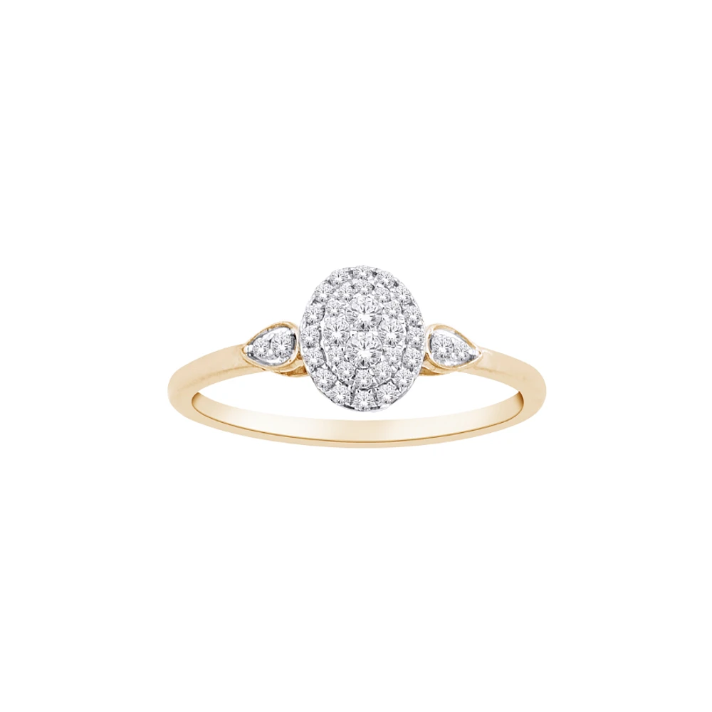 BAGUE EN OR DEUX TONS 10K