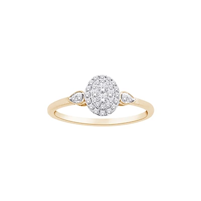 BAGUE EN OR DEUX TONS 10K