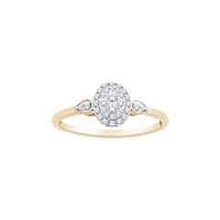 BAGUE EN OR DEUX TONS 10K