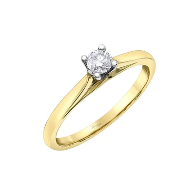 14K 2 TONE GOLD RING