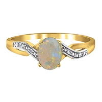 BAGUE EN OR JAUNE 10K