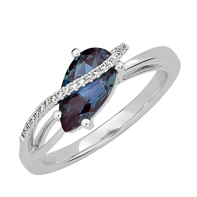 14K WHITE GOLD RING
