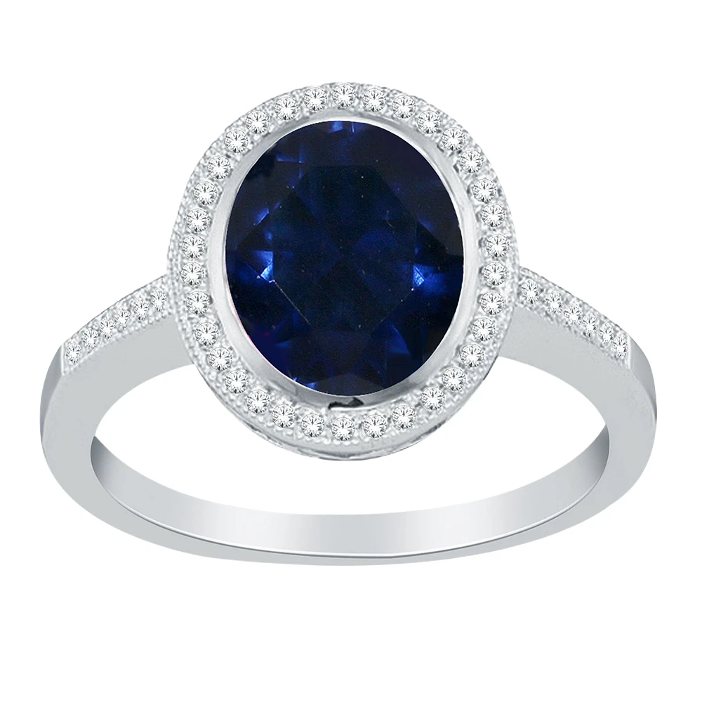10K WHITE GOLD RING