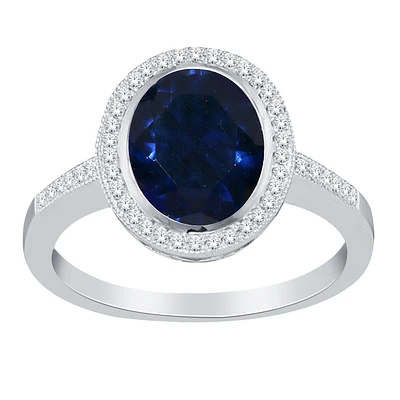 10K WHITE GOLD RING