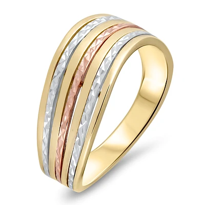 10K GOLD RING- RHODIUM