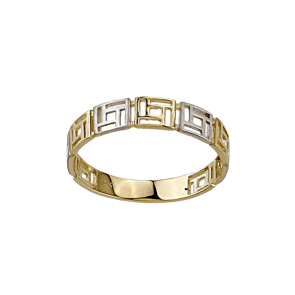 10K GOLD RING- RHODIUM