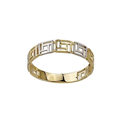 10K GOLD RING- RHODIUM