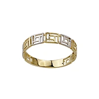10K GOLD RING- RHODIUM