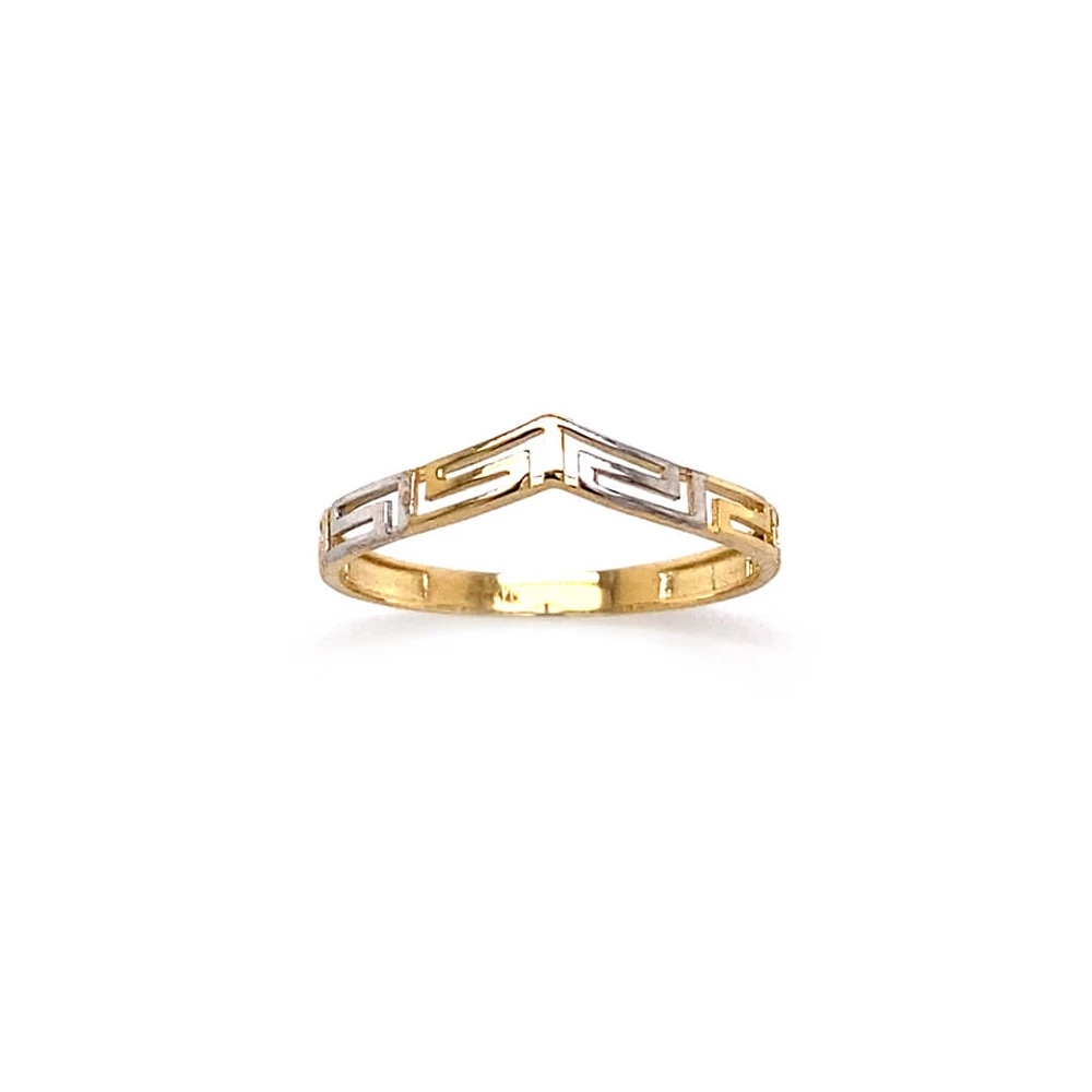 10K GOLD RING- RHODIUM