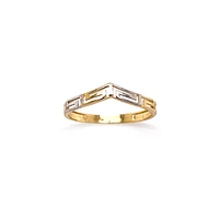10K GOLD RING- RHODIUM