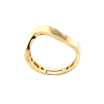 10K YELLOW GOLD ADJUSTABLE RING